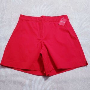 Spanx Polished 6" Short Red High Rise Medium-NWT